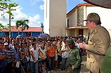 Ral ha conversato a lungo con i cittadini del municipio La Palma, riuniti in maniera spontanea