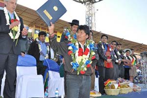 presidente Evo Morales 