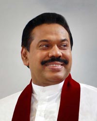 Sr. Mahinda Rajapaksa, Presidente della Repubblica Socialista Democratica di Sri Lanka