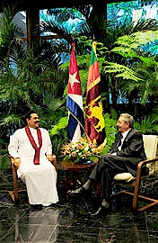 Ral ha ricevuto il Presidente di Sri Lanka